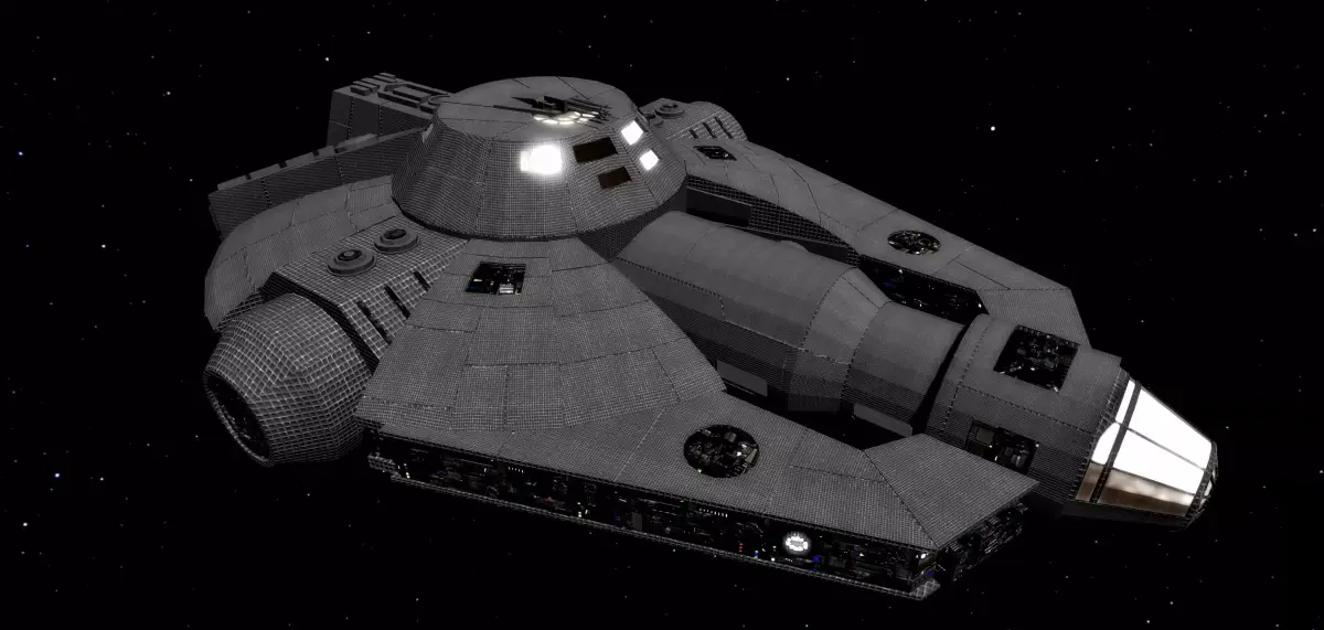 STAR WARS - YT2000 LIGHT FREIGHTER Low-poly 3D model