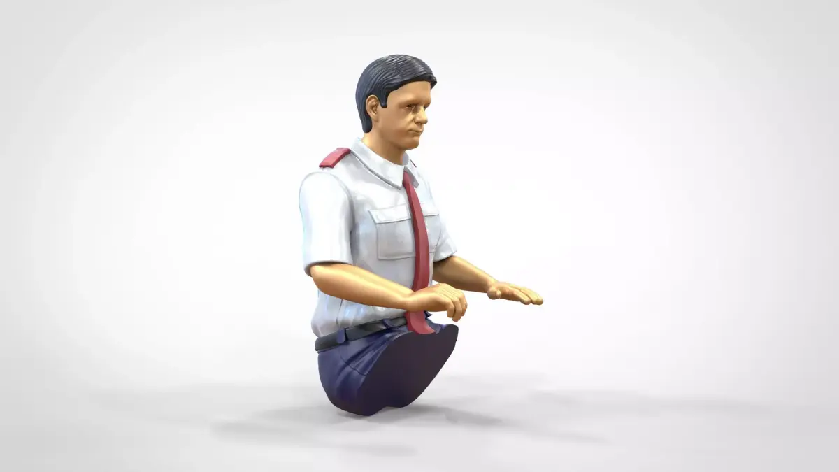 N2 City Train Driver  3D print model