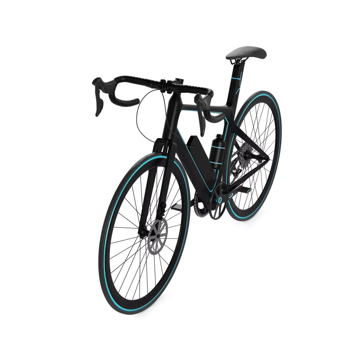 Traditional Road Bike 3D model shop