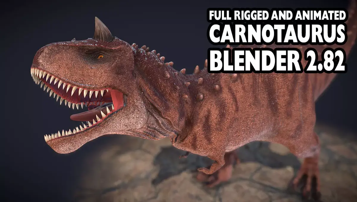 Carnotarus  Dinosaur 3D Model  3D model