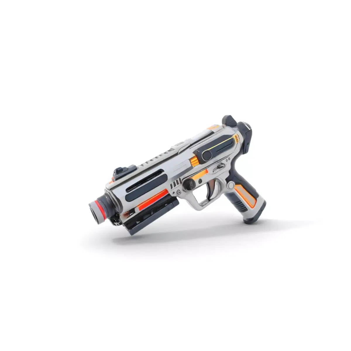 Futuristic Pistol model pack Low-poly 3D model