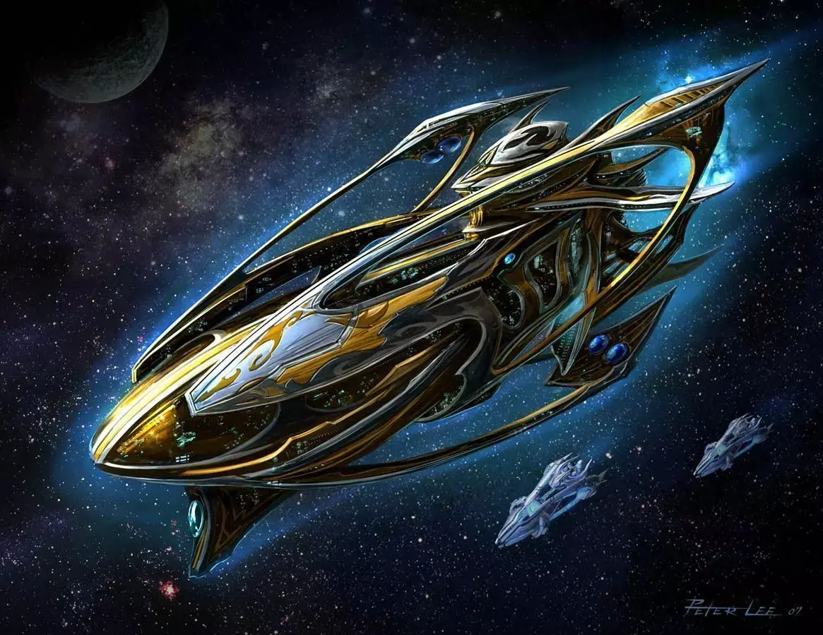 Starcraft Carrier 3D print model