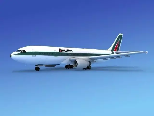 Airbus A300 Alitalia 3D model