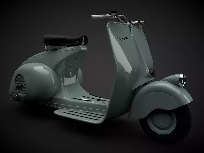 The Vespa 98 1946 3D model