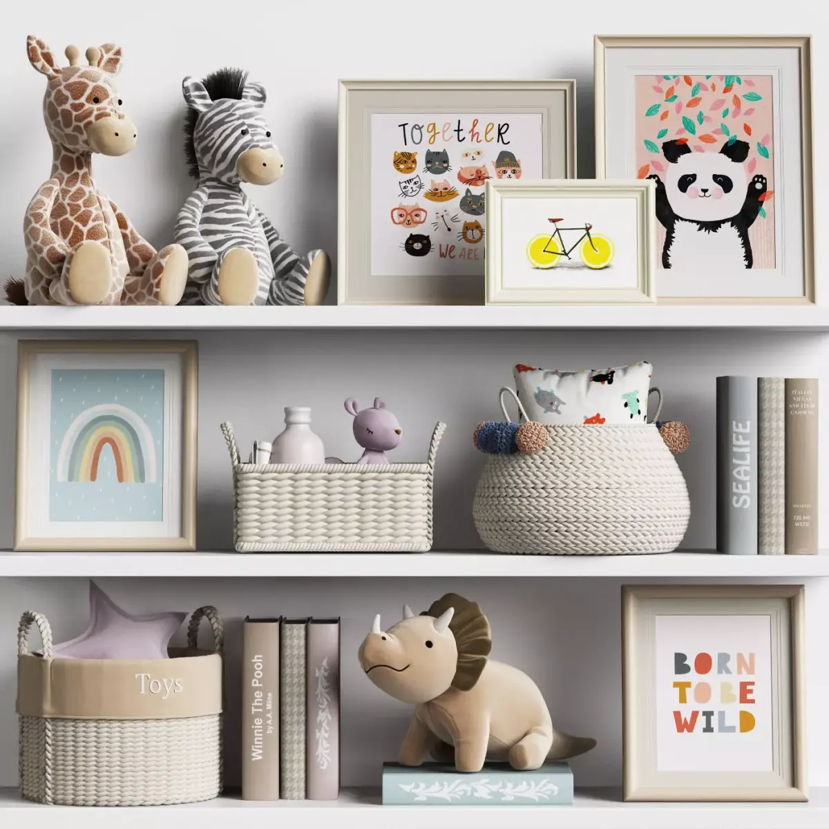 Kids Room Decor 06 3D model