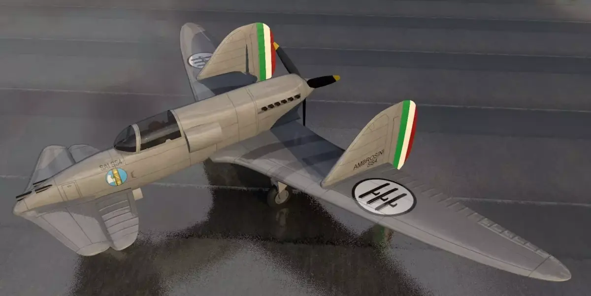 SAI Ambrosini SS-4 3D model