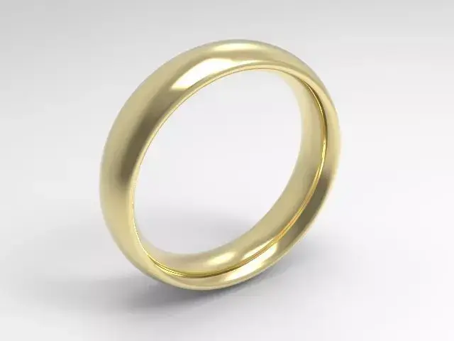 woman solitaire ring 7 part r00129 3D print model
