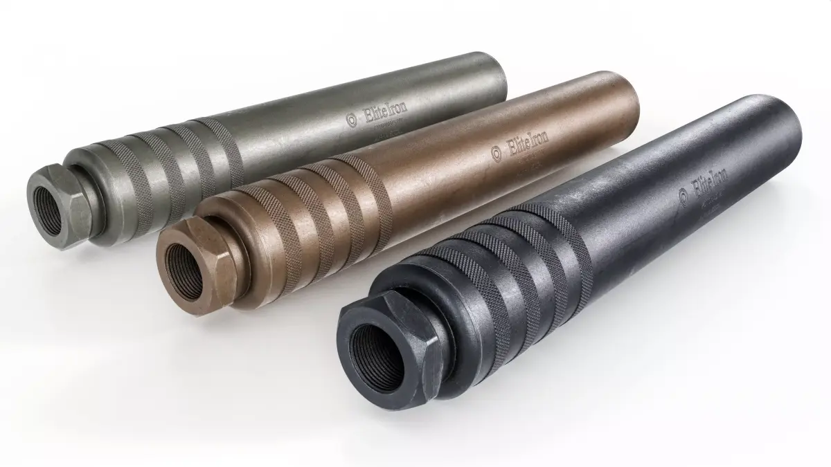Elite Iron Alpha 50 cal Suppressor Low-poly 3D model