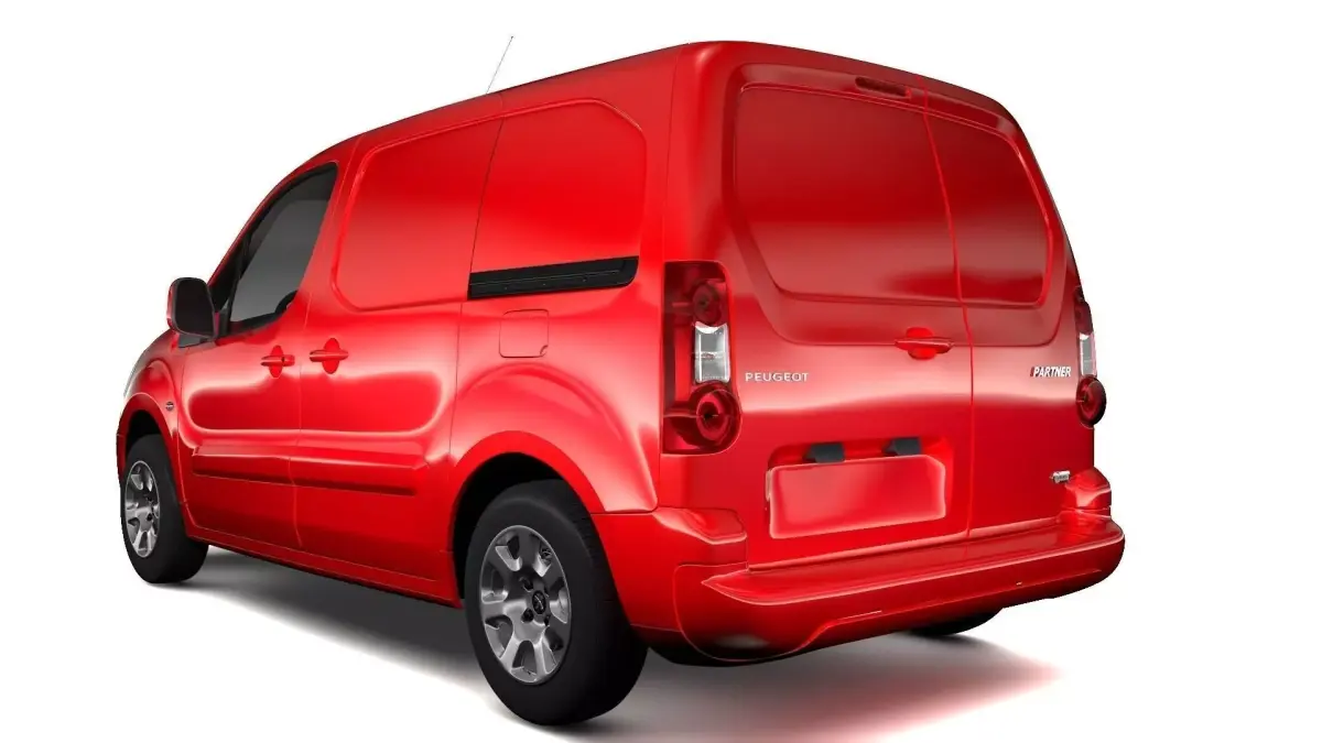 Peugeot Partner Van L1 Electric 2017 3D model