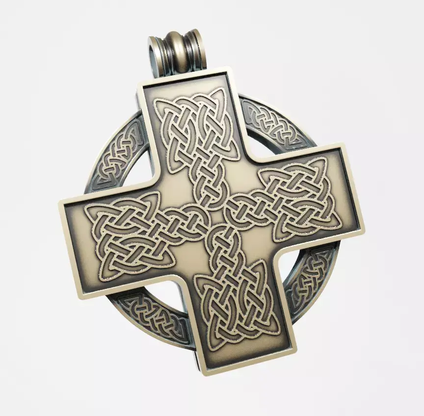 Celtic Cross - Vikings  model to print Part 02   3D print model