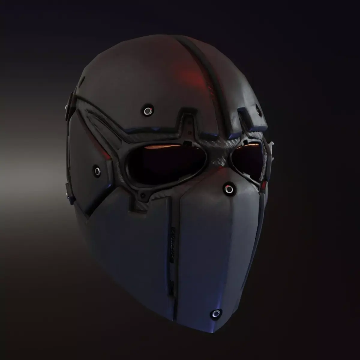 Devtac Ronin Ballistic Mask BASIC Low-poly 3D model