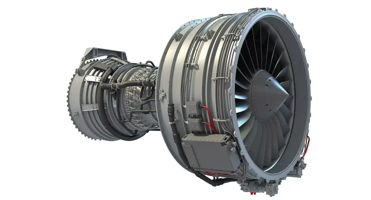CFM56 Turbofan Aircraft Engine 3D model