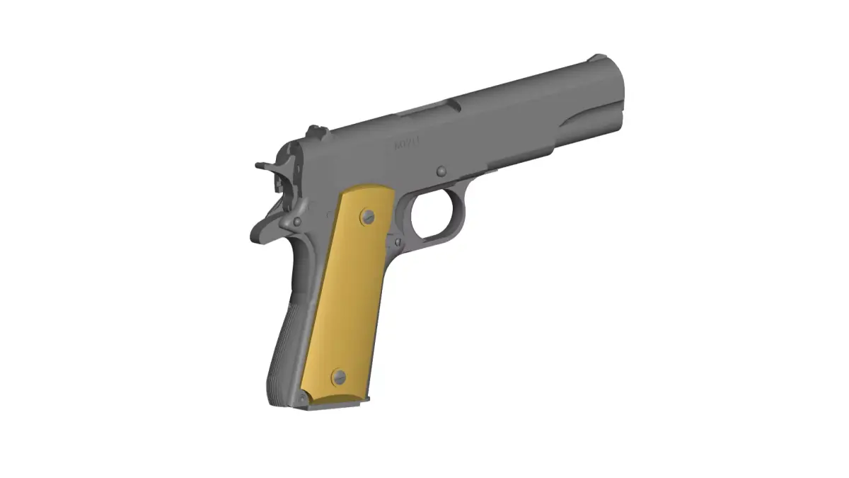 M1911 pistol 3D model order