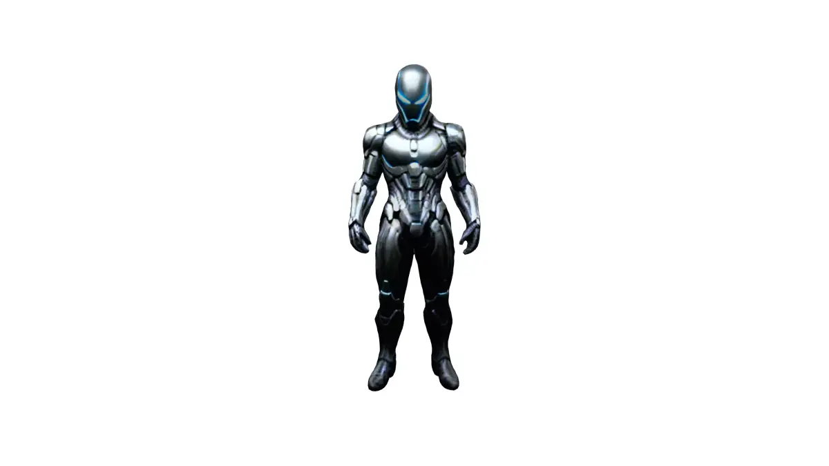 Futuristic Warrior 3D Model - Cybernetic Guardian 3D model 3D model