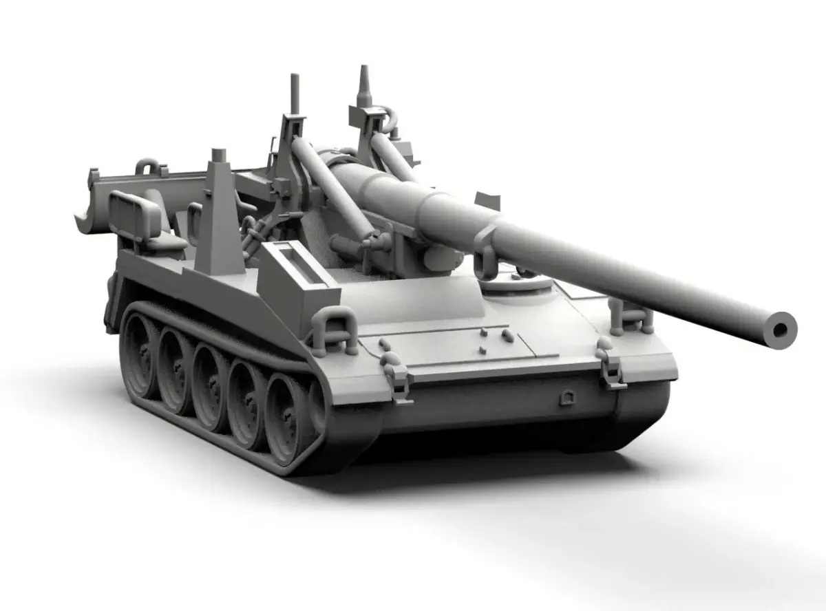  Artillery M107 self-propelled gun US 3D print model