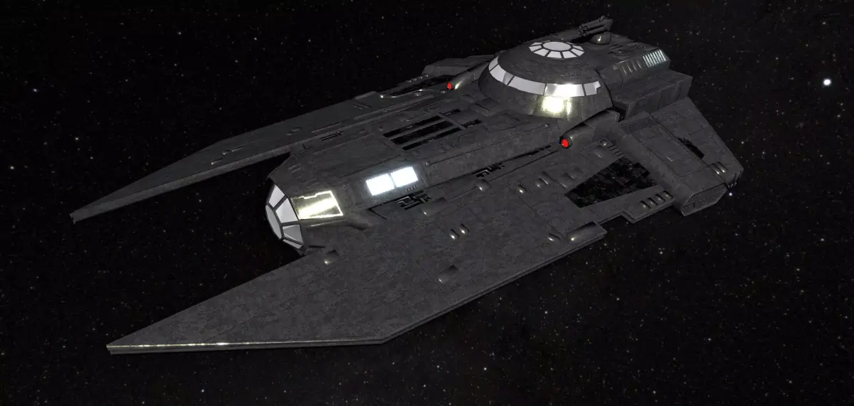 STAR WARS - VT49 DECIMATOR Low-poly 3D model