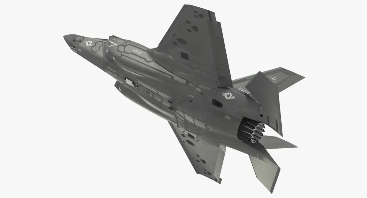 Stealth Multirole Fighter F 35 Lightning II Rigged 3D model
