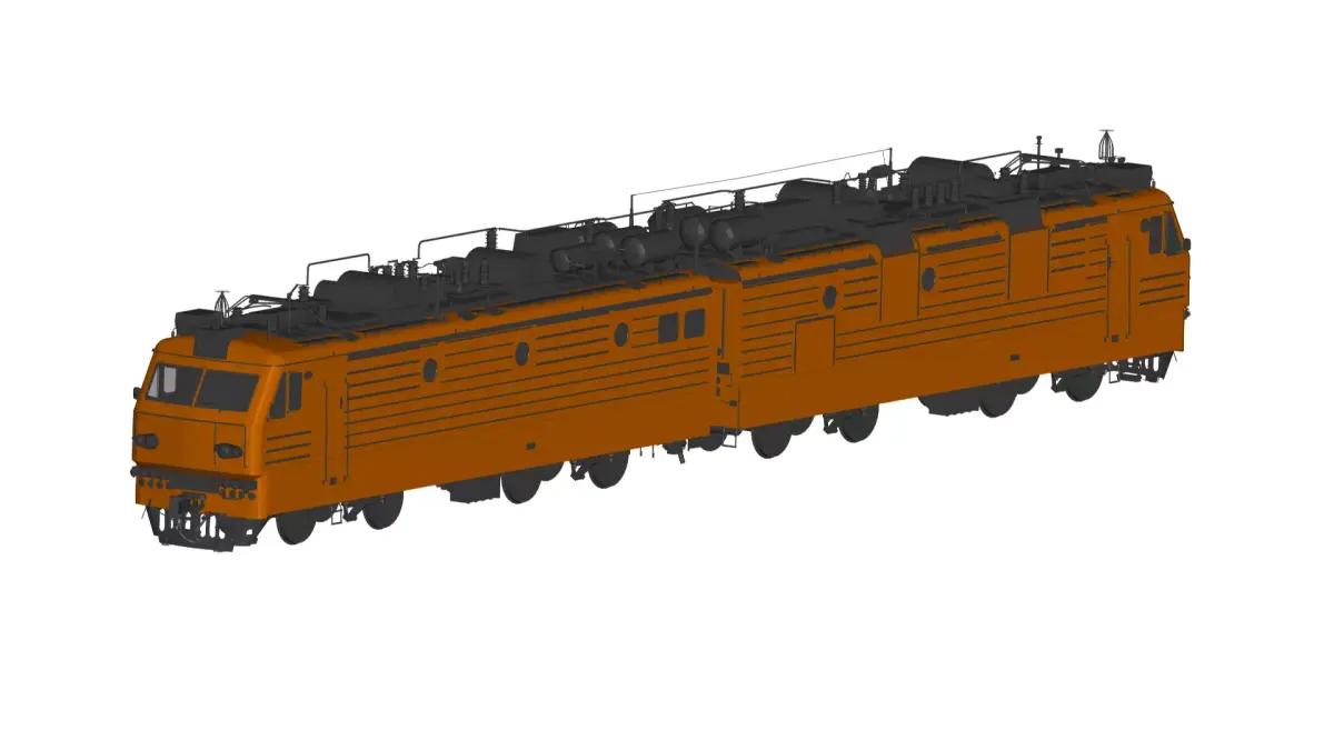 locomotive  3D model purchase
