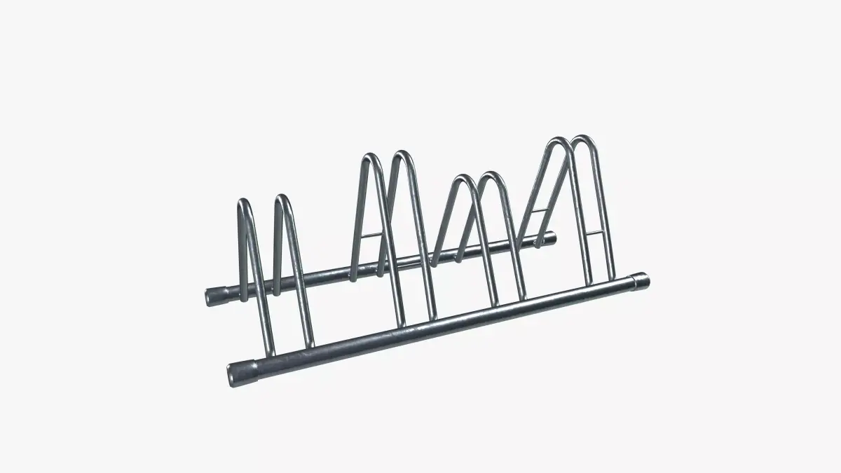 Bike Stand Low-poly 3D model