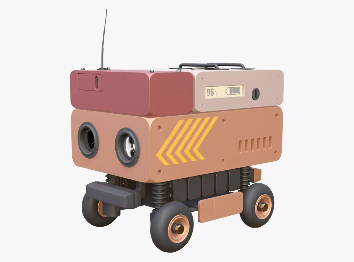 Autonomous Delivery Robot M1 3D model