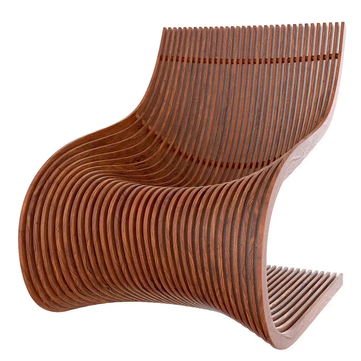 Michael Thonet rating chair 3d model Low-poly 3D model