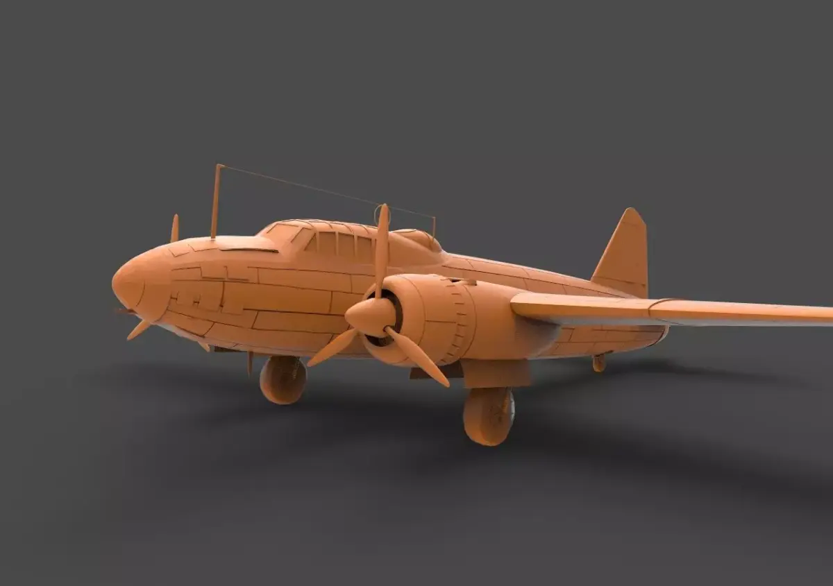 Mitsubishi G4M 3D print model