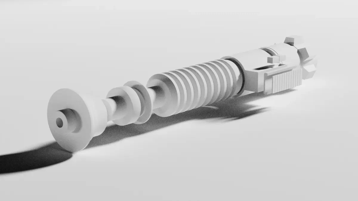 Luke Skywalker Lightsaber 3D print model purchase