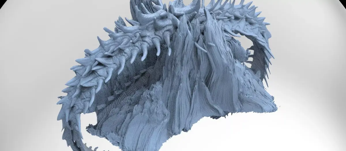 Japanese Genma mountains  3D model