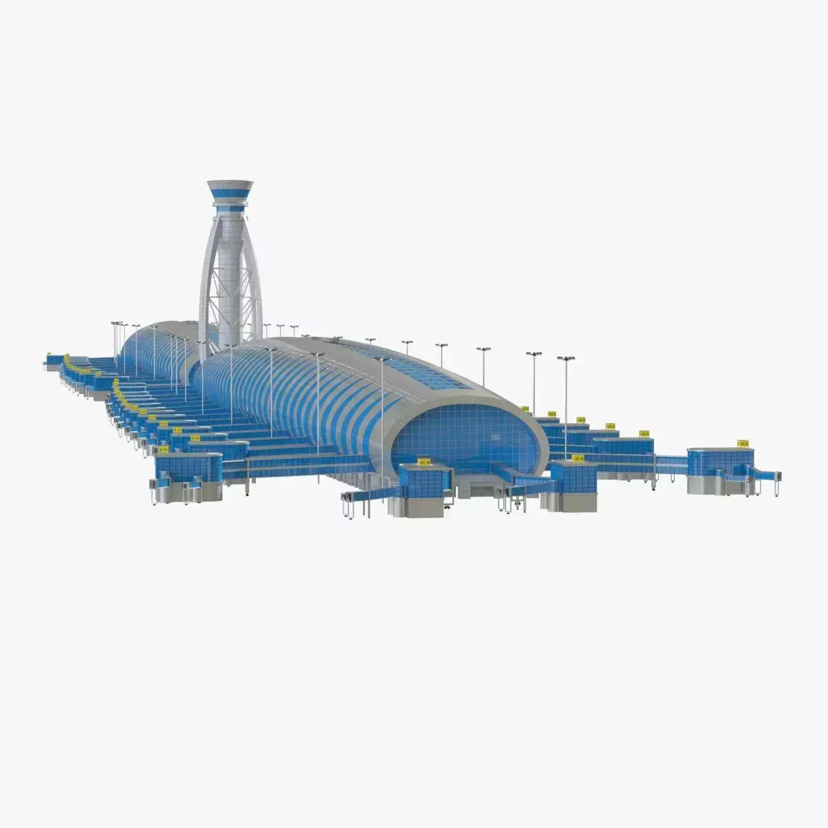 Dubai International Airport 3D model