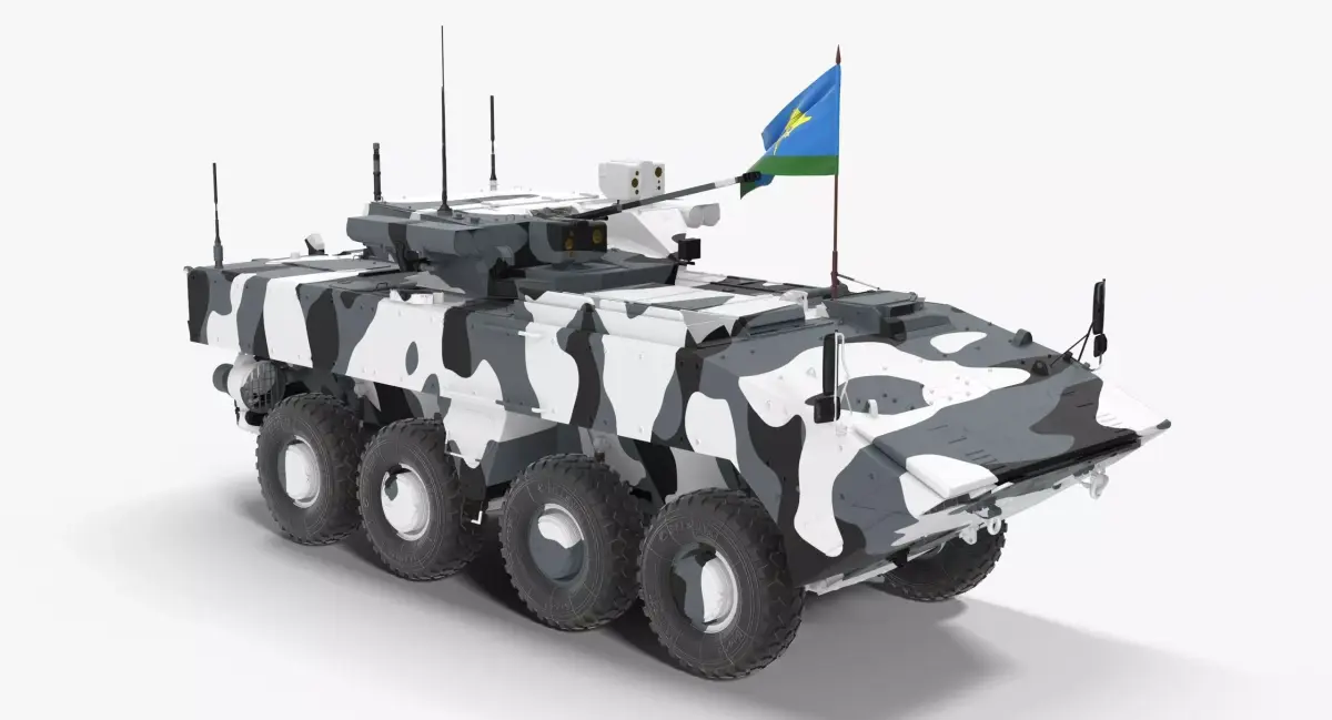 VPK-7829 Bumerang Urban Clean Low-poly 3D model