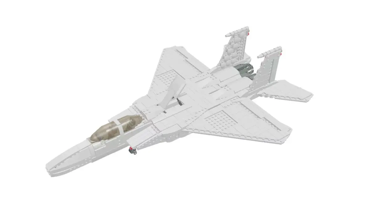 MocBricks3D - Lego F-15E Strike Eagle 3D print model