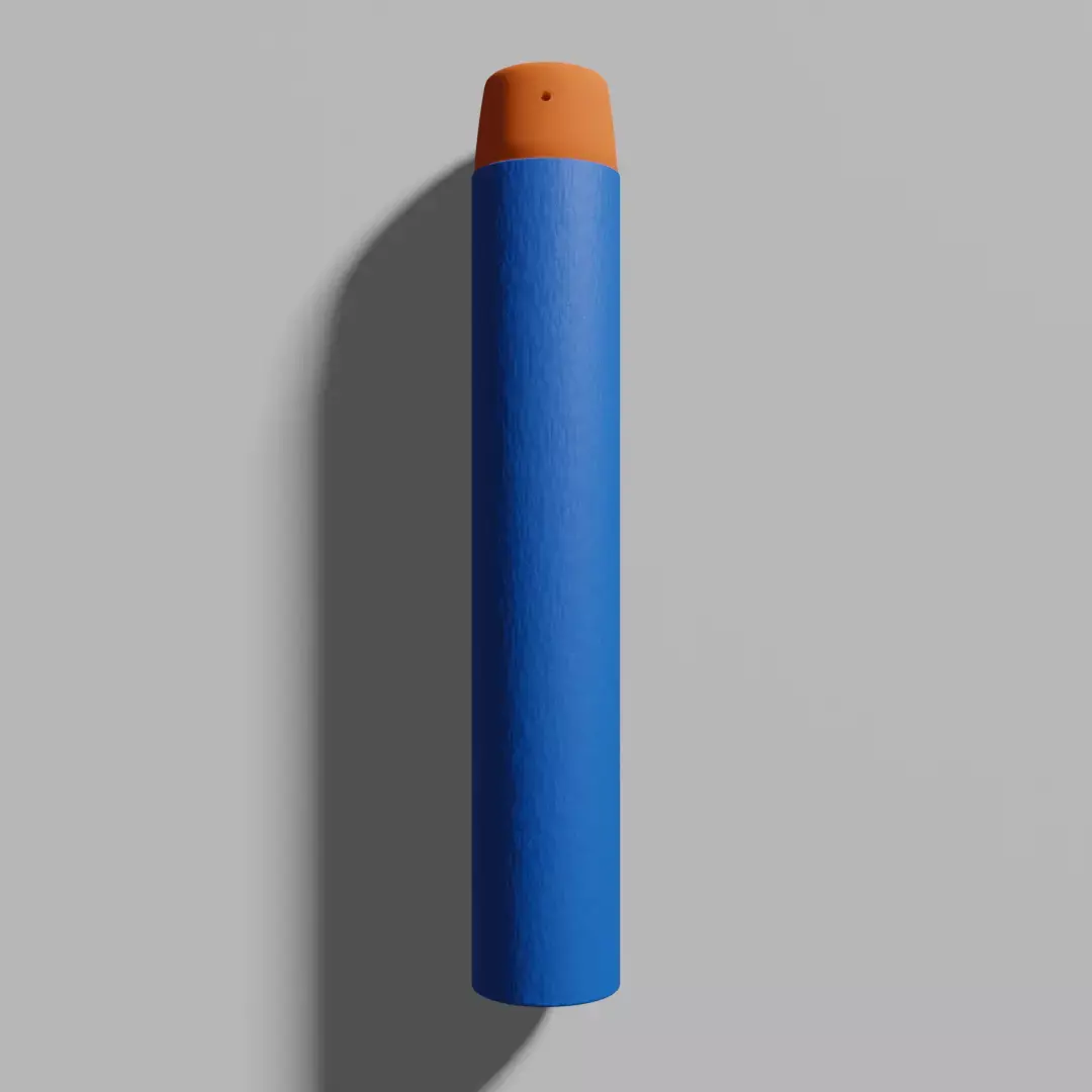 Blender Nerf Dart Free low-poly 3D model