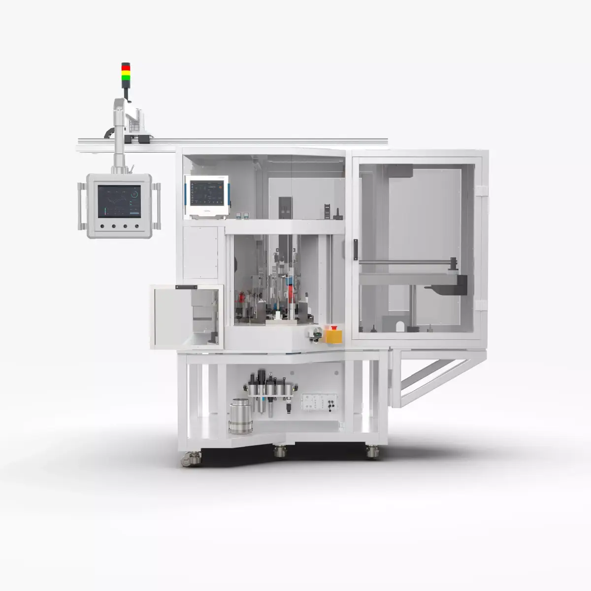 Full Automatic Motor Rotor Magnetization and Synthesis Machine 3D model