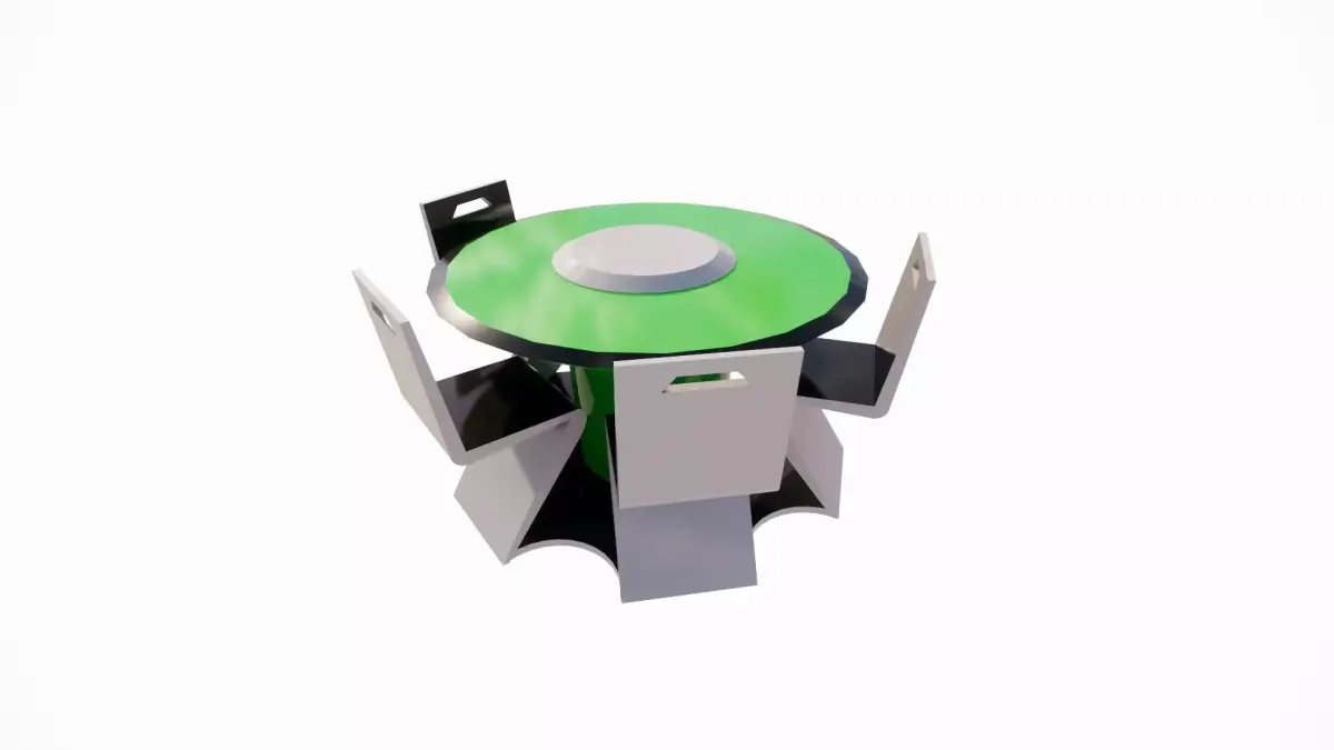 Sci-Fi Table 3D model shop