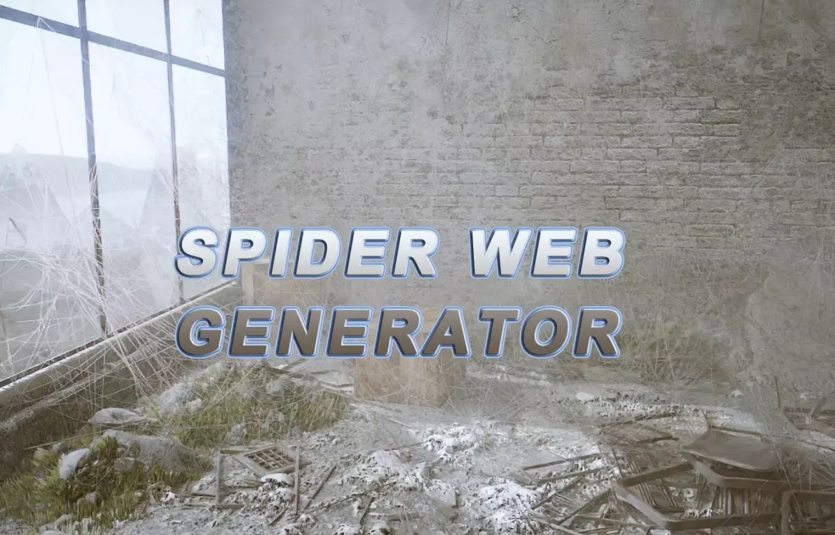Spider Web Generator 3D model