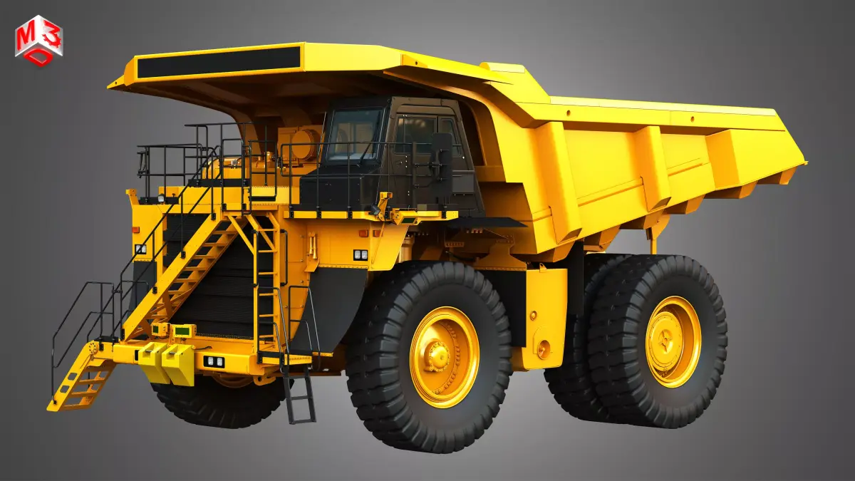 785D Mining Dump Truck 3D model