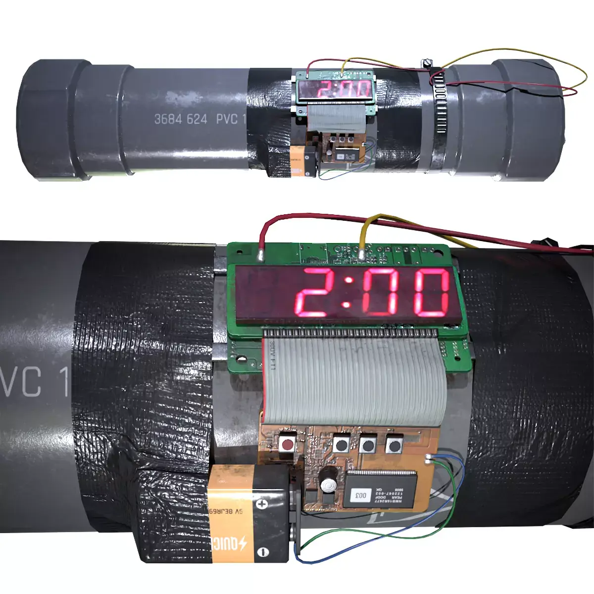 Pipe Bomb Low-poly 3D model