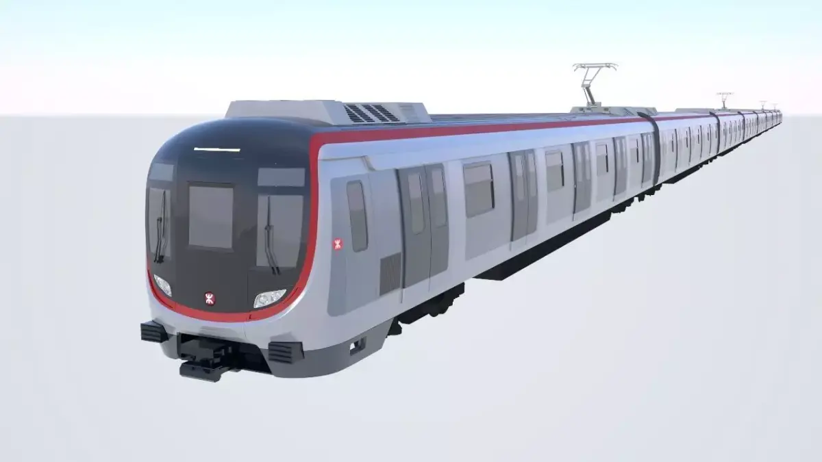 MTR East Rail Line Hyundai Rotem 3D model  3D model
