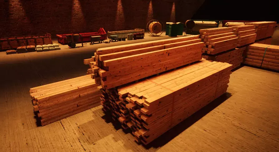 Construction - Warehouse - Building Site Pack - FBX included Low-poly 3D model