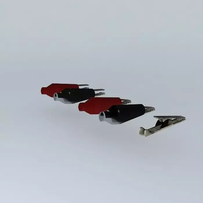 Alligator three pencils Free 3D model