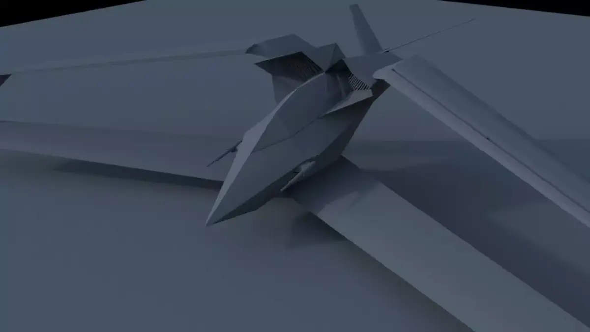 nightfury-XS helicopter Low-poly 3D model