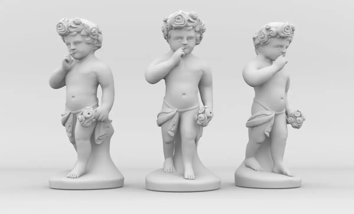 Child Sculpture 3D model 3D print model