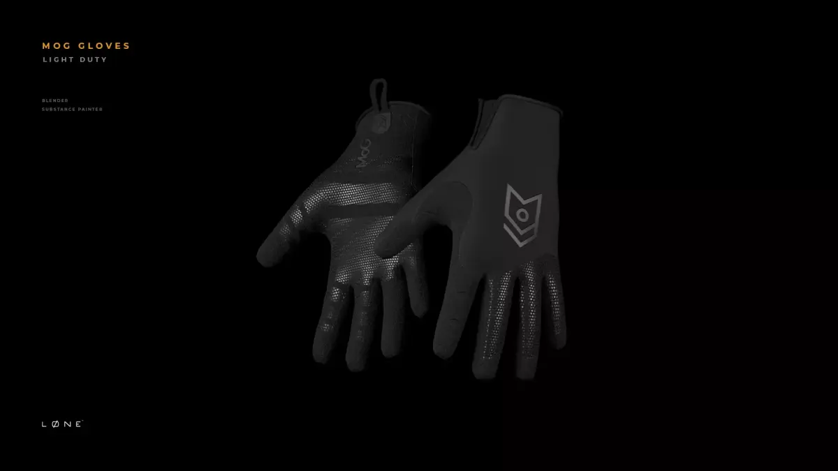 MOG Light Duty Gloves Low-poly 3D model