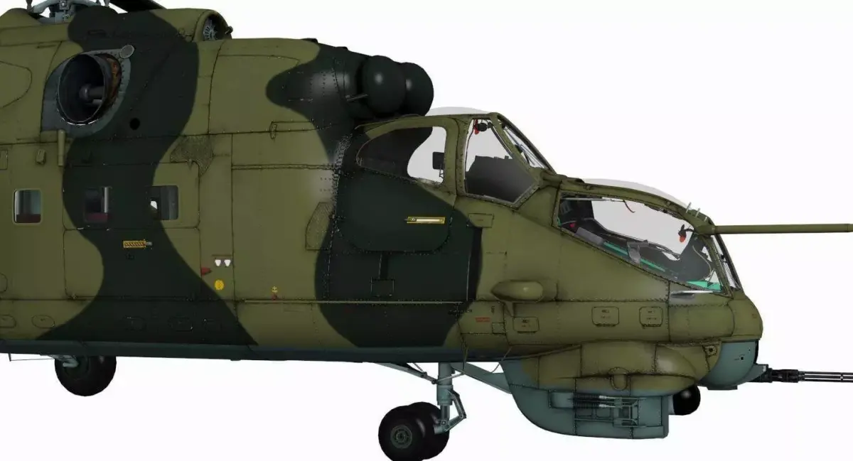 Mil Mi-24V Hind 3D model