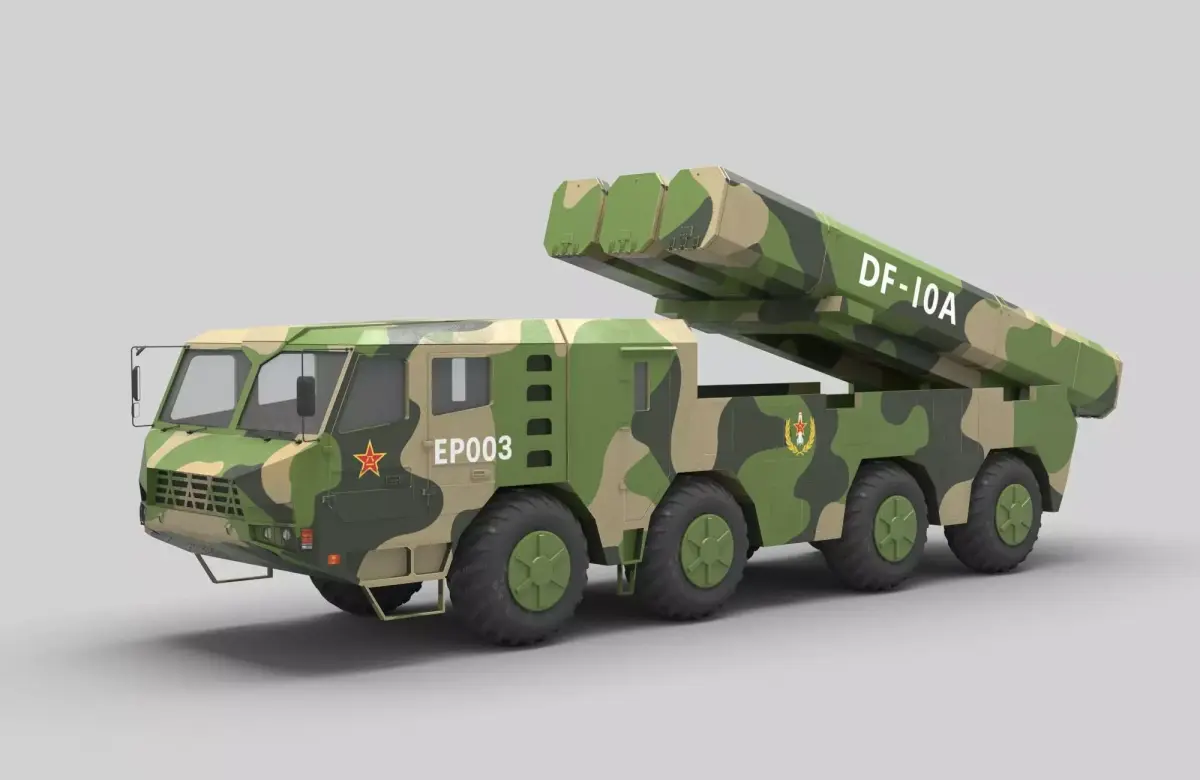 PLA DF-10A Missile 3D model