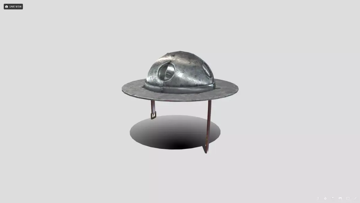 Medieval Sallet Low-poly 3D model
