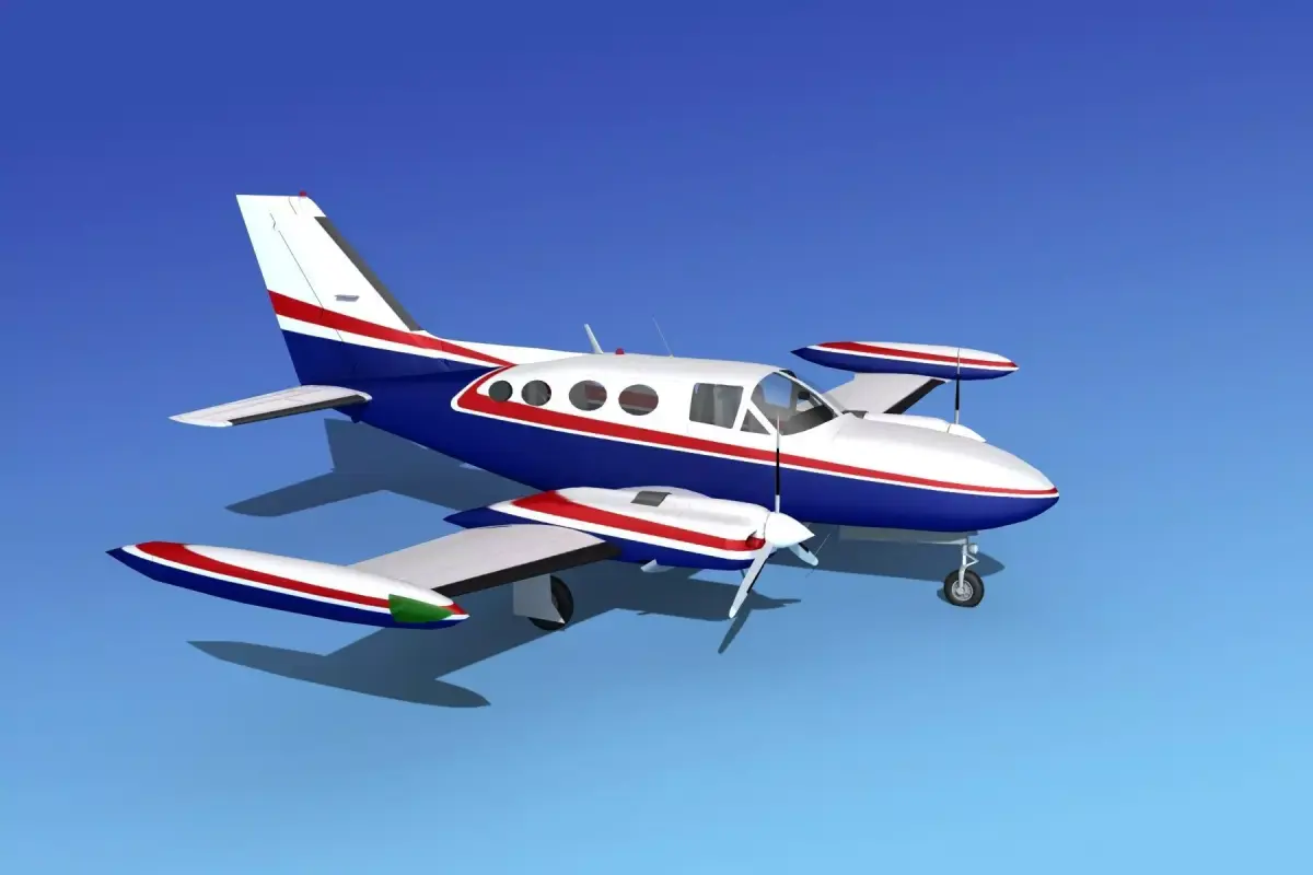 Cessna 421 Golden Eagle V17 3D model