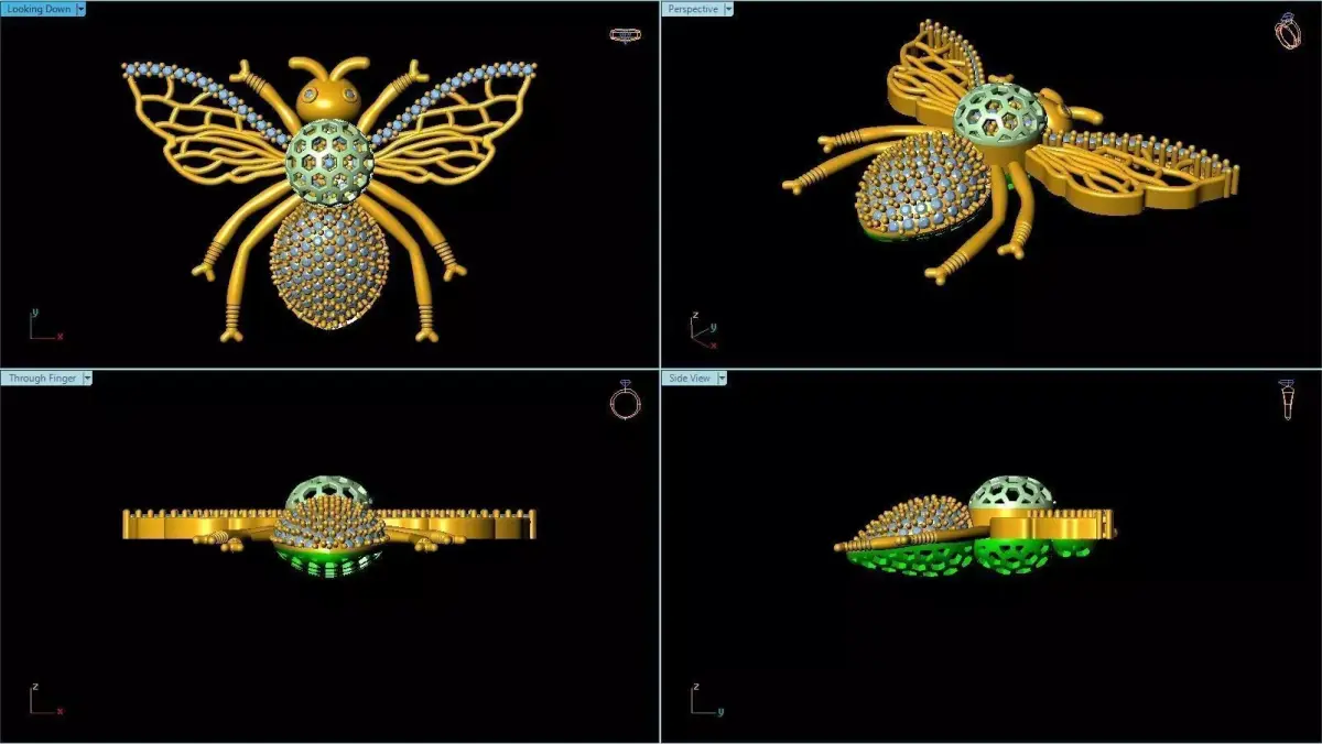 Happy Bee 3D model