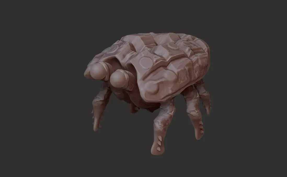 Crabs stylized 3D model