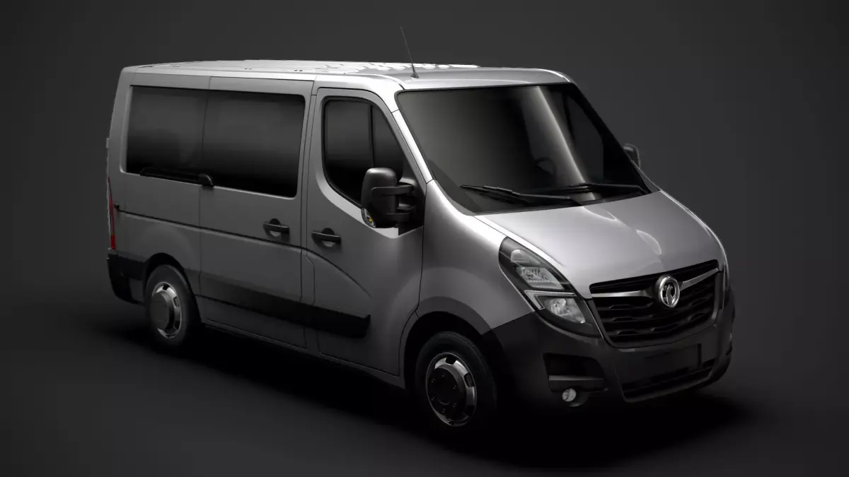 Vauxhall Movano L1H1 WindowVan 2020 3D model